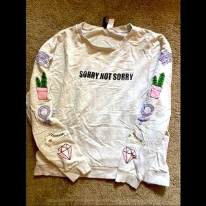 Sorry not Sorry love sleeves t shirt